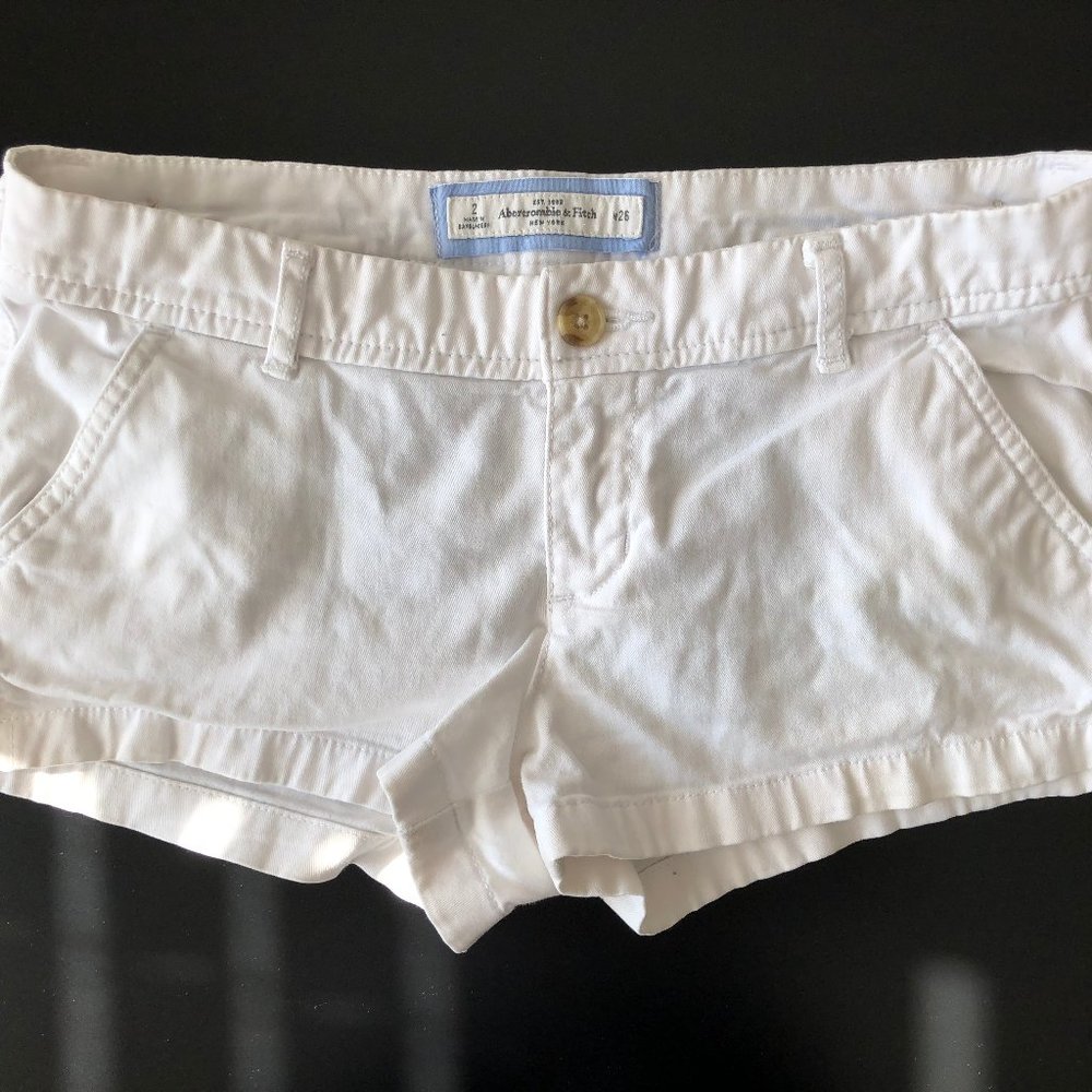 White Abercrombie & Fitch Shorts